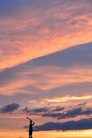 Gettysburg Silhouette Sunset