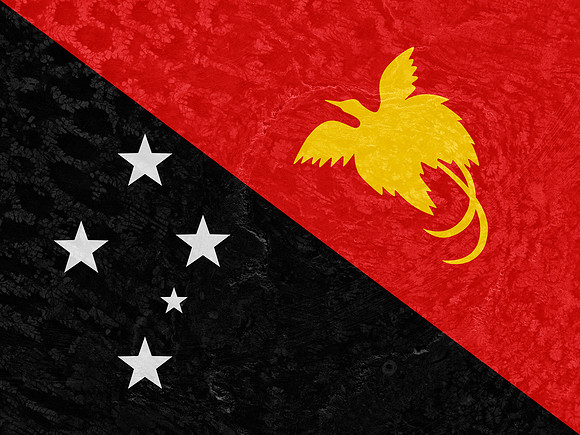 Coral Flag - Papua New Guinea