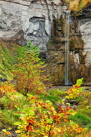 Autumn Face of Taughannock Falls