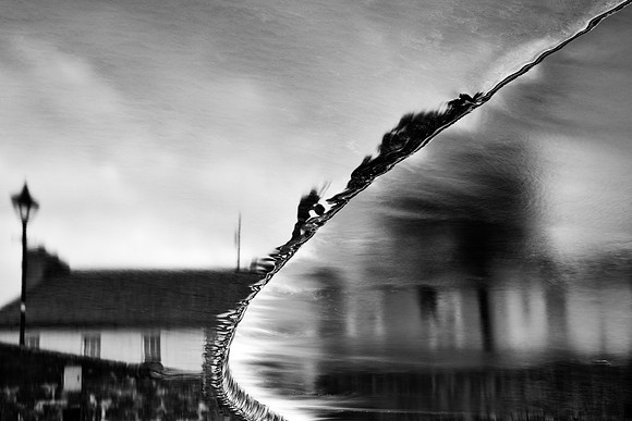 Fluid Impressions of Westport - Black & White