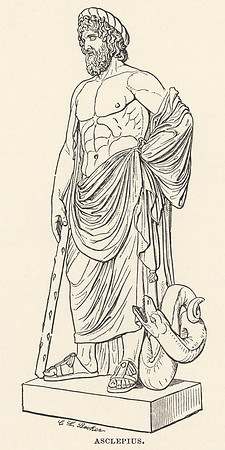 Vintage Illustration - Asclepius 2