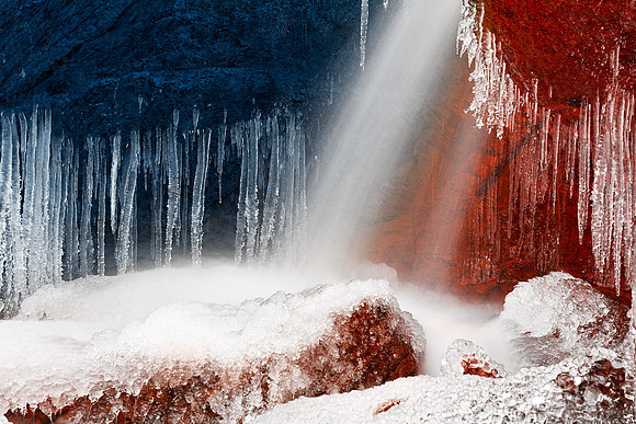 Winter Flux Waterfall