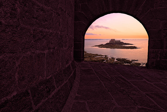 Saint-Malo Twilight Archway