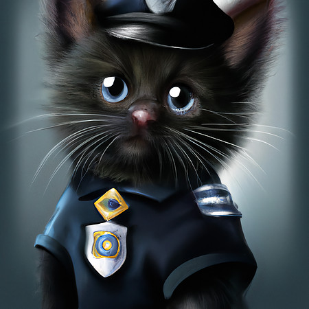 Police Officer Cyan Pepper