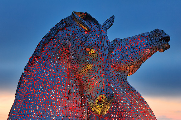 Falkirk Twilight Kelpies