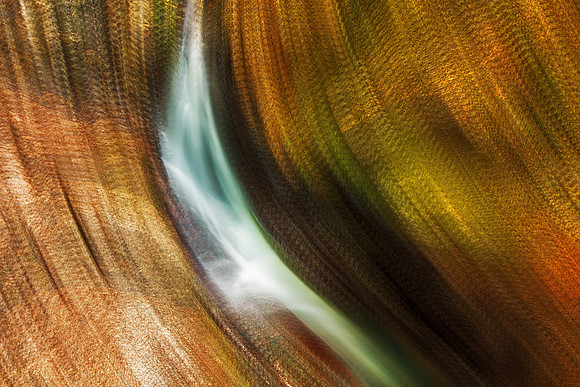 Abstract Sychryd Falls