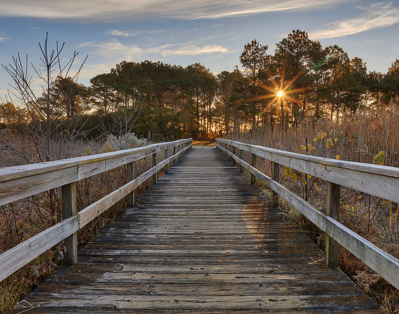 Chincoteague Sunrise Boardwalk
