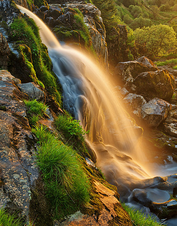 Glowing Loup of Fintry Waterfall
