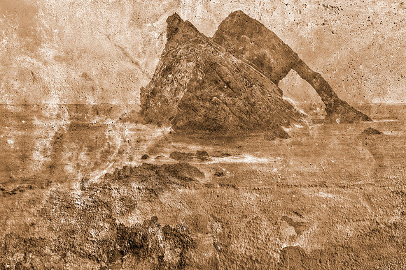 Bow Fiddle Grunge Rock - Sepia Stardust