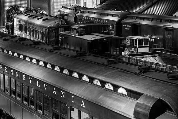 Railroad Museum of Pennsylvania - Black & White