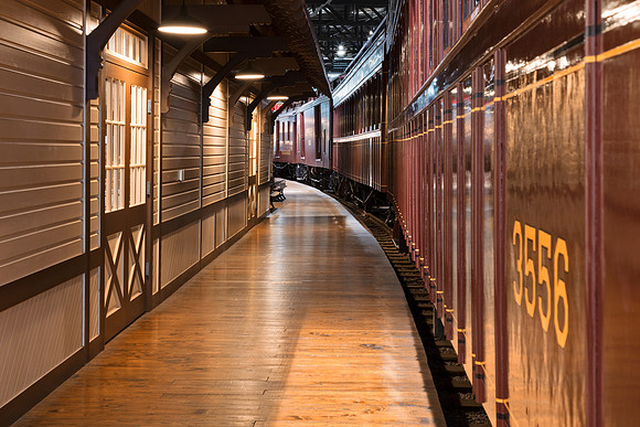 Retro Railroad Platform