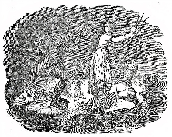 Columbia Seizing the Trident of Neptune