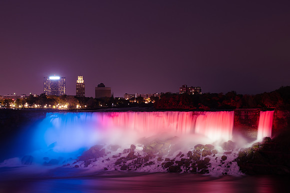 American Night Falls - Red White & Blue