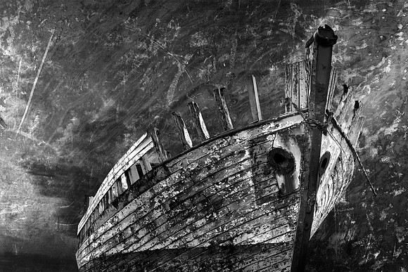 Akranes Grunge Shipwreck