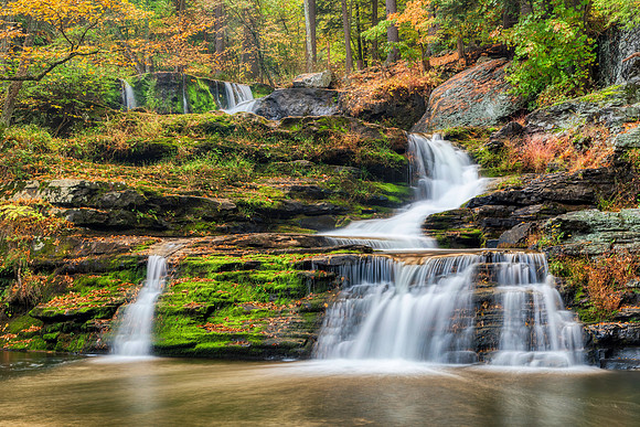 Autumn Factory Falls