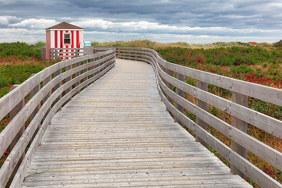 Candy Cane Beach Boardwalk