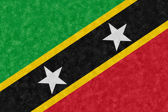 Velvet Flag - Saint Kitts and Nevis