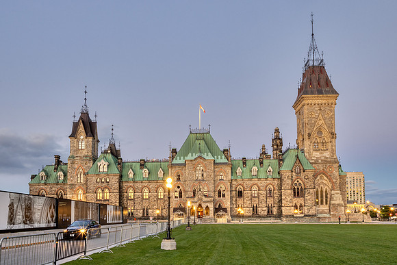 Canadian Twilight Parliament - East Block