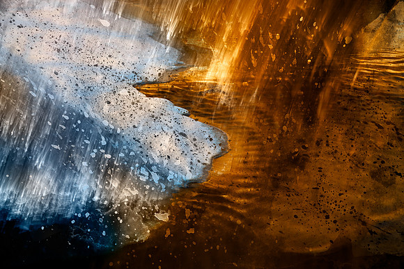 Abstract Acrylic Blizzard