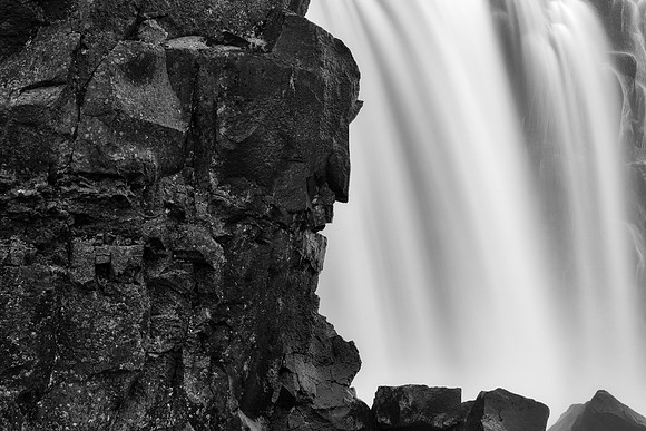Axeman Falls - Black & White