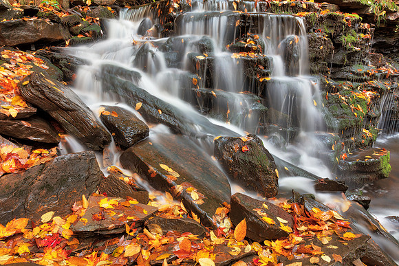 Autumn Cayuga Slide Falls