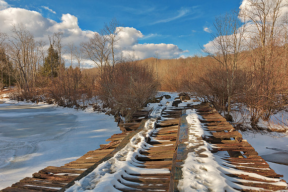 Rickety Winter Bridge - Canaan Valley