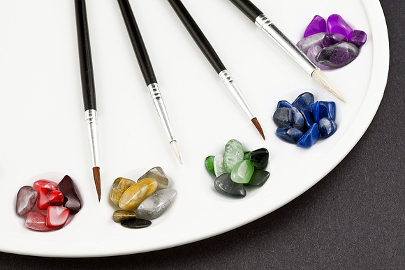 Colorful Palette Pebbles