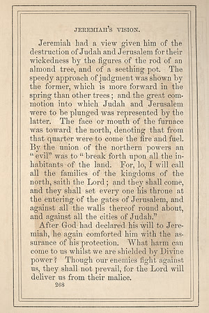 Vintage Page Description - Jeremiah's Vision (verso)