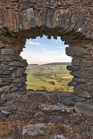 Auchindoun Castle Frame