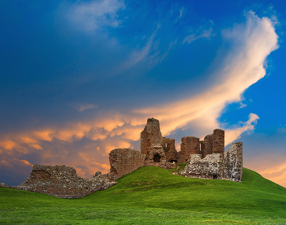 Duffus Castle Sunset