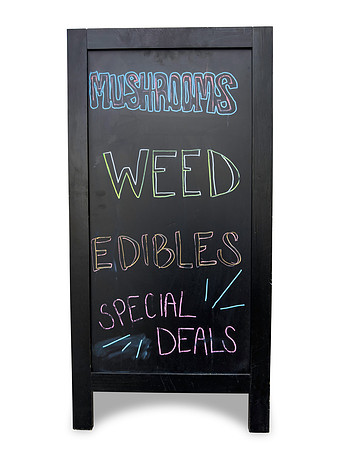 Chalkboard Sign - Special Dispensary Deals