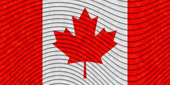 Velvet Wave Flag - Canada