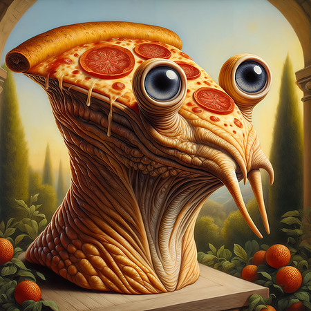 Pizza Alien Bust