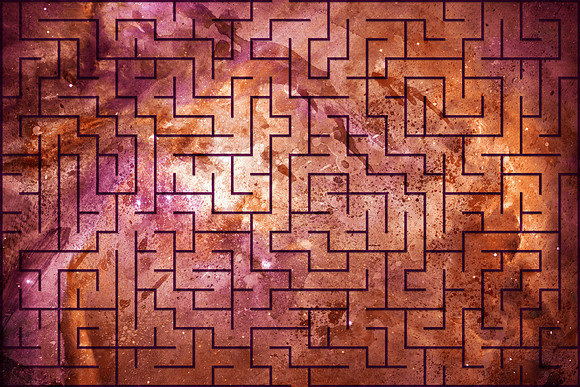Acrylic Space Maze - Orion Nebula