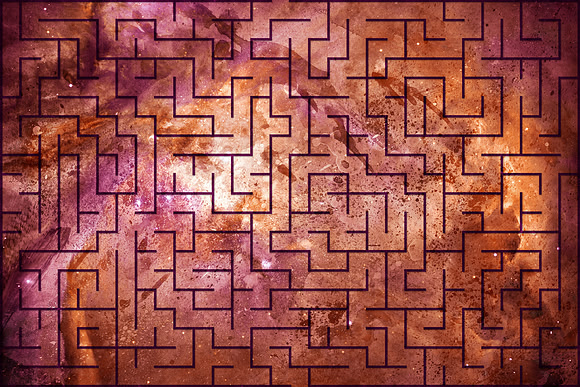 Acrylic Space Maze - Orion Nebula