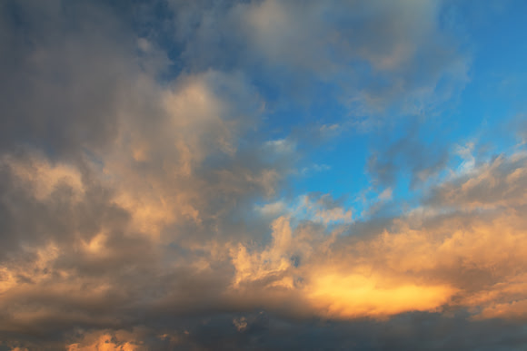 Glowing Sunrise Clouds