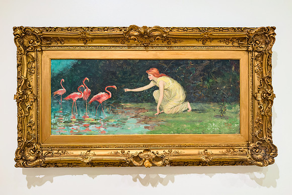 Flamingoes (by Frederick Stuart Church circa 1910)
