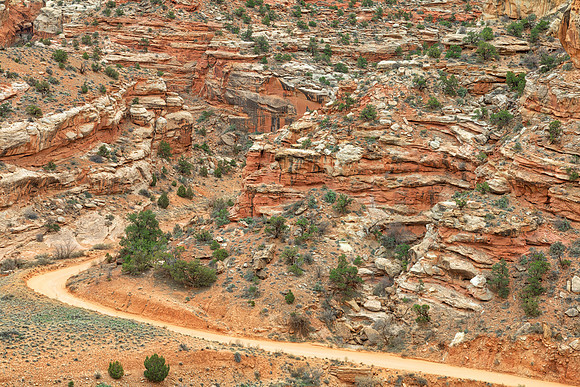 Winding Dirt Road - Capitol Reef