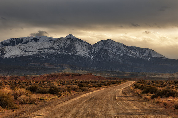 Hanksville Country Road