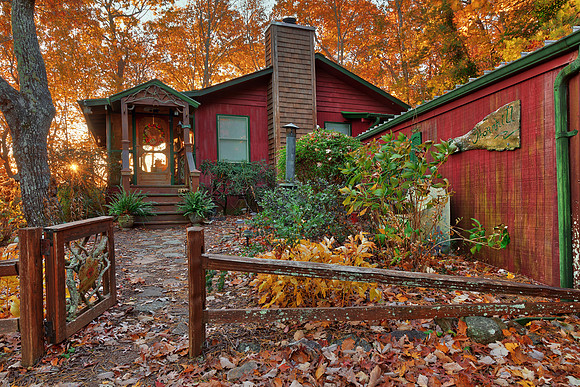 Autumn Sunrise Cabin