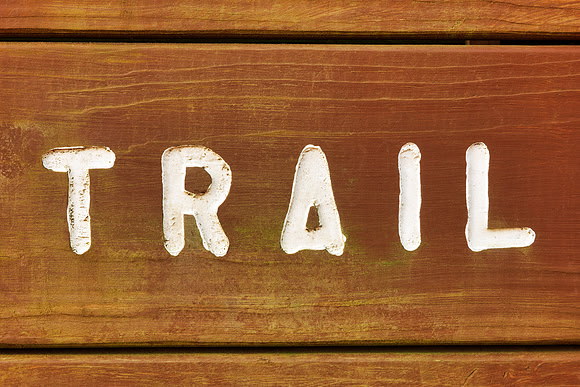 Wood Trail Sign
