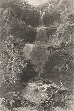 Vintage Image Plate - Kaaterskill Falls