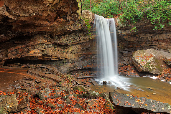 Rugged Autumn Beauty of Cucumber Falls