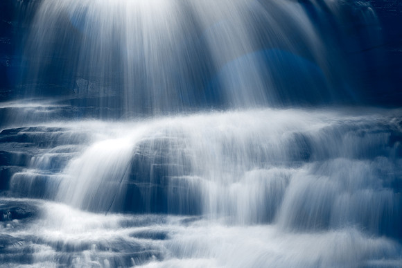 Bokeh Moonlight Falls