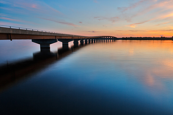 Twilight Interstate Bridge