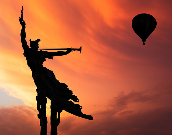 Sunset Fire Symphony