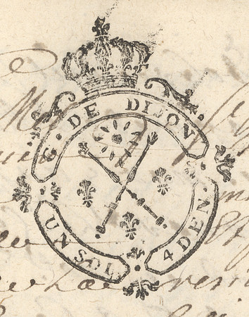 1733 Dijon Stamp Mark