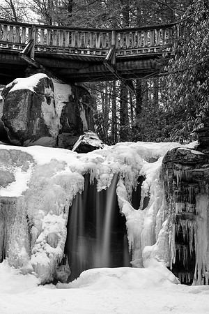 Winter Waterfall Layers