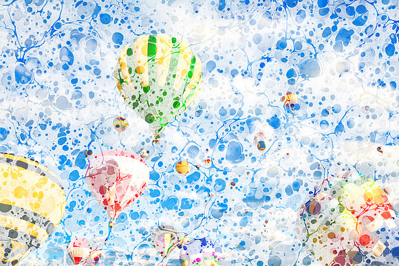 Marbled Air Balloons