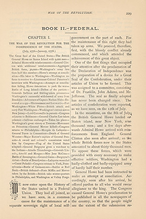 Vintage Book Page (229) - War of the Revolution